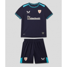 Athletic Bilbao Uit tenue Kids 2025-26 Korte Mouwen (+ broek)