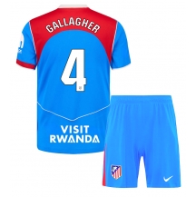 Atletico Madrid Conor Gallagher #4 Derde tenue Kids 2025-26 Korte Mouwen (+ broek)