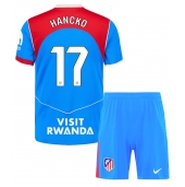 Atletico Madrid David Hancko #17 Derde tenue Kids 2025-26 Korte Mouwen (+ broek)