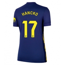 Atletico Madrid David Hancko #17 Uit tenue Dames 2025-26 Korte Mouwen