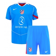 Atletico Madrid Derde tenue Kids 2025-26 Korte Mouwen (+ broek)