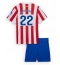 Atletico Madrid Giacomo Raspadori #22 Thuis tenue Kids 2025-26 Korte Mouwen (+ broek)