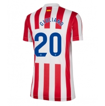 Atletico Madrid Giuliano Simeone #20 Thuis tenue Dames 2025-26 Korte Mouwen