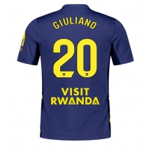 Atletico Madrid Giuliano Simeone #20 Uit tenue 2025-26 Korte Mouwen