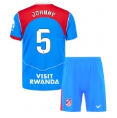 Atletico Madrid Johnny Cardoso #5 Derde tenue Kids 2025-26 Korte Mouwen (+ broek)