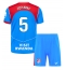 Atletico Madrid Johnny Cardoso #5 Derde tenue Kids 2025-26 Korte Mouwen (+ broek)