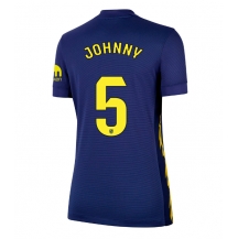 Atletico Madrid Johnny Cardoso #5 Uit tenue Dames 2025-26 Korte Mouwen