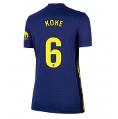 Atletico Madrid Koke #6 Uit tenue Dames 2025-26 Korte Mouwen