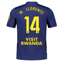 Atletico Madrid Marcos Llorente #14 Uit tenue 2025-26 Korte Mouwen