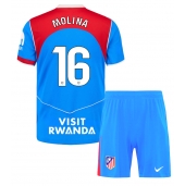Atletico Madrid Nahuel Molina #16 Derde tenue Kids 2025-26 Korte Mouwen (+ broek)