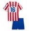 Atletico Madrid Nahuel Molina #16 Thuis tenue Kids 2025-26 Korte Mouwen (+ broek)