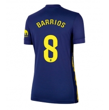 Atletico Madrid Pablo Barrios #8 Uit tenue Dames 2025-26 Korte Mouwen
