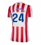 Atletico Madrid Robin Le Normand #24 Thuis tenue Dames 2025-26 Korte Mouwen