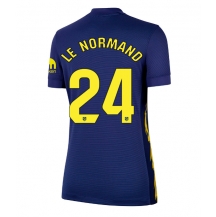 Atletico Madrid Robin Le Normand #24 Uit tenue Dames 2025-26 Korte Mouwen