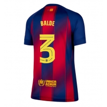 Barcelona Alejandro Balde #3 Thuis tenue Dames 2025-26 Korte Mouwen