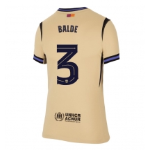 Barcelona Alejandro Balde #3 Uit tenue Dames 2025-26 Korte Mouwen