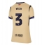 Barcelona Alejandro Balde #3 Uit tenue Dames 2025-26 Korte Mouwen