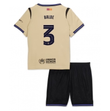 Barcelona Alejandro Balde #3 Uit tenue Kids 2025-26 Korte Mouwen (+ broek)