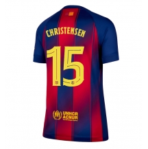 Barcelona Andreas Christensen #15 Thuis tenue Dames 2025-26 Korte Mouwen
