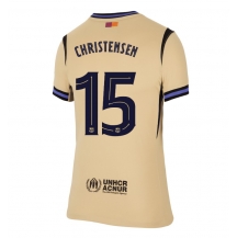 Barcelona Andreas Christensen #15 Uit tenue Dames 2025-26 Korte Mouwen