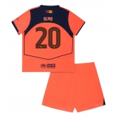 Barcelona Dani Olmo #20 Derde tenue Kids 2025-26 Korte Mouwen (+ broek)