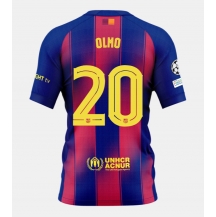 Barcelona Dani Olmo #20 Thuis tenue 2025-26 Korte Mouwen