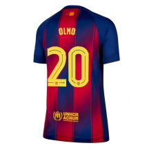 Barcelona Dani Olmo #20 Thuis tenue Dames 2025-26 Korte Mouwen