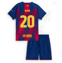 Barcelona Dani Olmo #20 Thuis tenue Kids 2025-26 Korte Mouwen (+ broek)