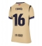 Barcelona Fermin Lopez #16 Uit tenue Dames 2025-26 Korte Mouwen