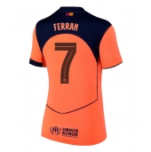 Barcelona Ferran Torres #7 Derde tenue Dames 2025-26 Korte Mouwen