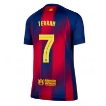 Barcelona Ferran Torres #7 Thuis tenue Dames 2025-26 Korte Mouwen