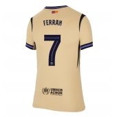 Barcelona Ferran Torres #7 Uit tenue Dames 2025-26 Korte Mouwen