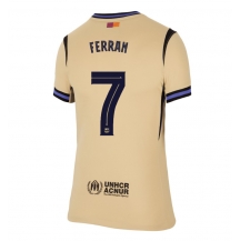 Barcelona Ferran Torres #7 Uit tenue Dames 2025-26 Korte Mouwen