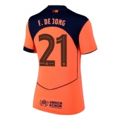 Barcelona Frenkie de Jong #21 Derde tenue Dames 2025-26 Korte Mouwen
