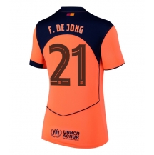 Barcelona Frenkie de Jong #21 Derde tenue Dames 2025-26 Korte Mouwen