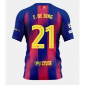 Barcelona Frenkie de Jong #21 Thuis tenue 2025-26 Korte Mouwen