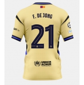 Barcelona Frenkie de Jong #21 Uit tenue 2025-26 Korte Mouwen