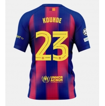 Barcelona Jules Kounde #23 Thuis tenue 2025-26 Korte Mouwen