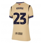 Barcelona Jules Kounde #23 Uit tenue Dames 2025-26 Korte Mouwen