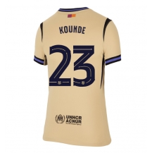 Barcelona Jules Kounde #23 Uit tenue Dames 2025-26 Korte Mouwen