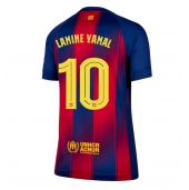 Barcelona Lamine Yamal #10 Thuis tenue Dames 2025-26 Korte Mouwen