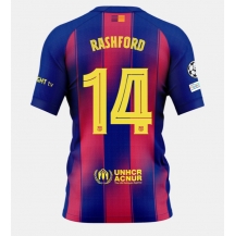 Barcelona Marcus Rashford #14 Thuis tenue 2025-26 Korte Mouwen