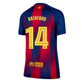 Barcelona Marcus Rashford #14 Thuis tenue Dames 2025-26 Korte Mouwen