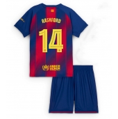 Barcelona Marcus Rashford #14 Thuis tenue Kids 2025-26 Korte Mouwen (+ broek)