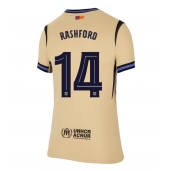 Barcelona Marcus Rashford #14 Uit tenue Dames 2025-26 Korte Mouwen