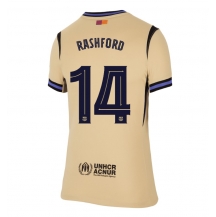 Barcelona Marcus Rashford #14 Uit tenue Dames 2025-26 Korte Mouwen