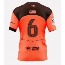 Barcelona Paez Gavi #6 Derde tenue 2025-26 Korte Mouwen