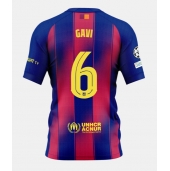 Barcelona Paez Gavi #6 Thuis tenue 2025-26 Korte Mouwen