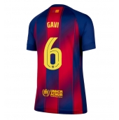 Barcelona Paez Gavi #6 Thuis tenue Dames 2025-26 Korte Mouwen