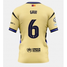 Barcelona Paez Gavi #6 Uit tenue 2025-26 Korte Mouwen